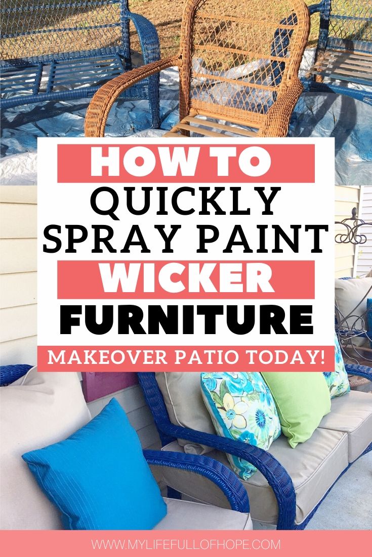 How To Quickly Paint Wicker Furniture