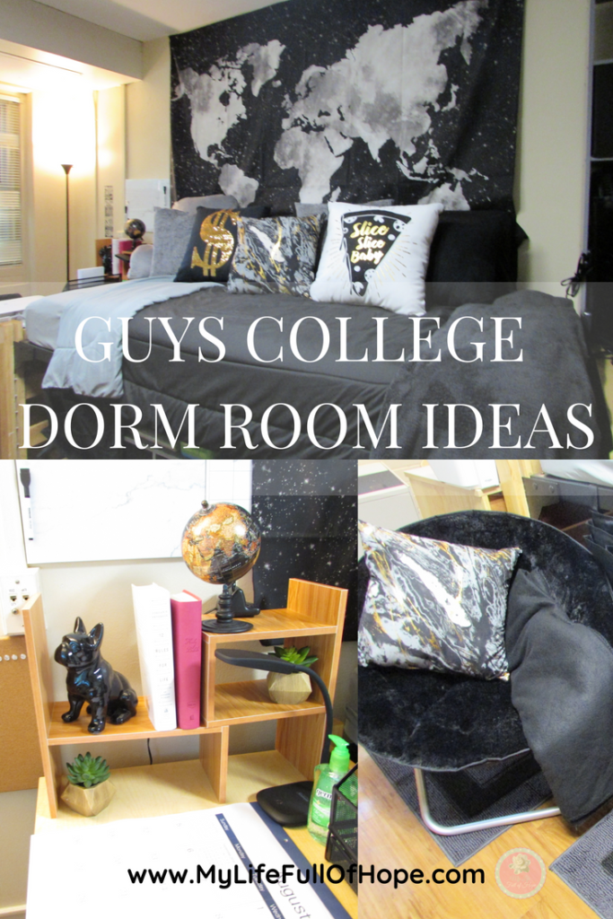 Guys College Dorm Ideas | Stylish, Organization and Comfort