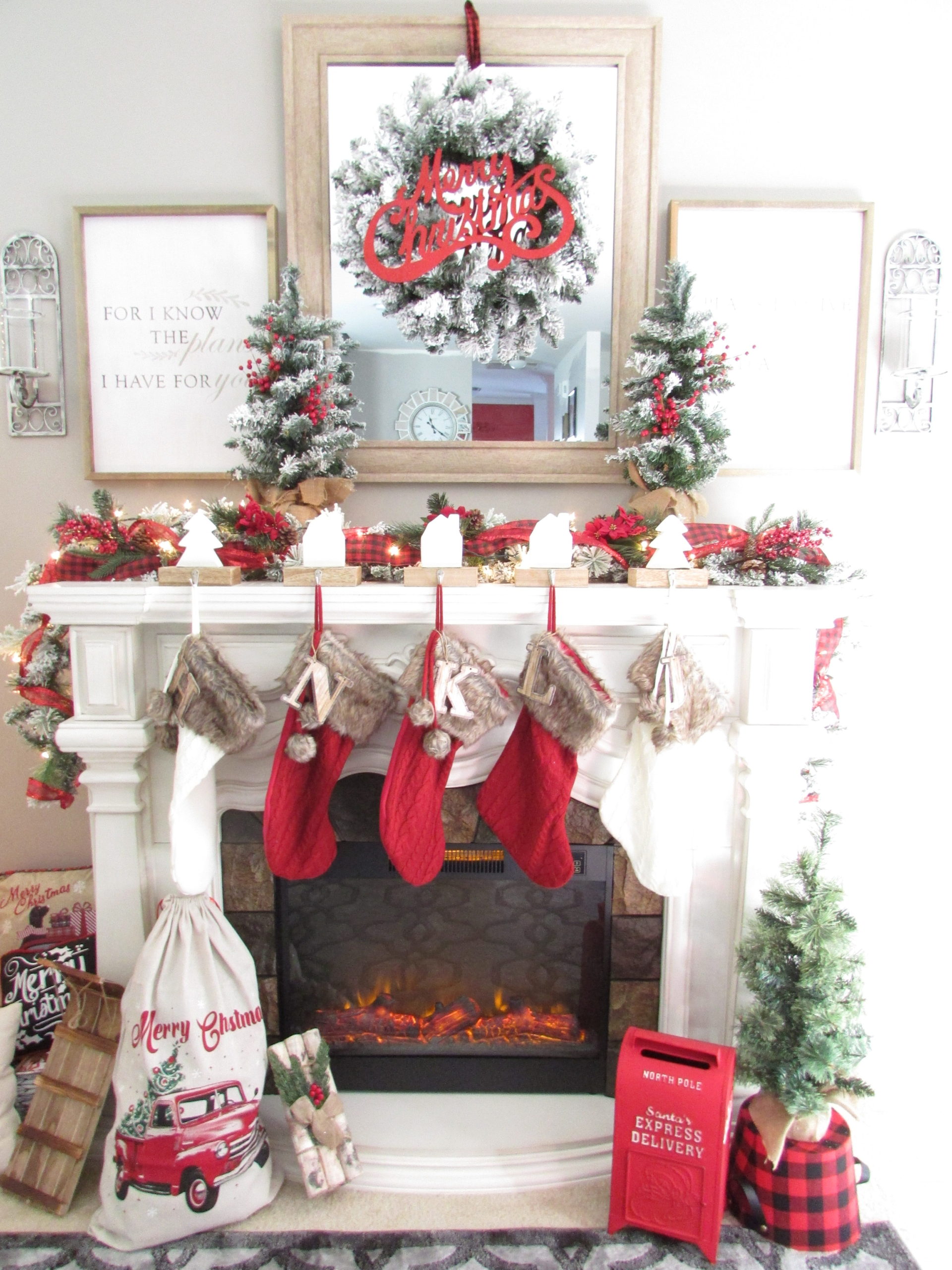 Tips For Creating A Simple Rustic Christmas Mantel